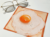 Image 1 of Toast & Egg Lens Cloth