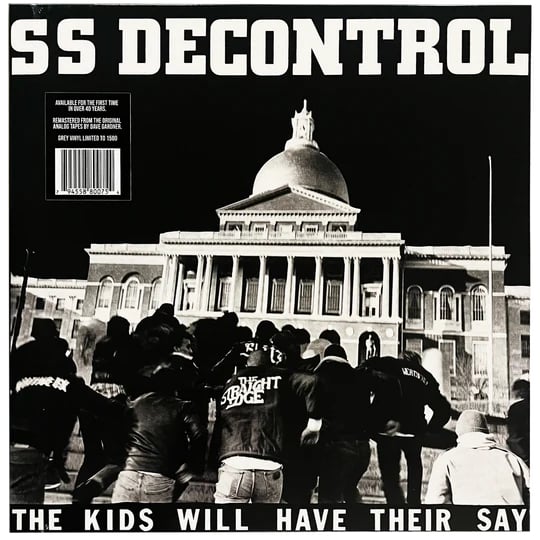Image of SS Decontrol - "The Kids Will Have Their Say" 12" (grey vinyl)