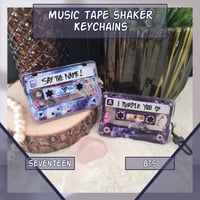 Image 3 of SHAKER KEYCHAINS - KPOP MUSIC-TAPE DESIGN