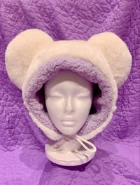 Image 2 of White Bear Ear Hats