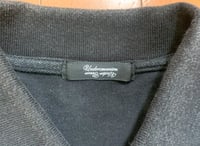 Image 3 of Undercover Jun Takahashi 2009ss black cotton polo shirt, size 3 (M)