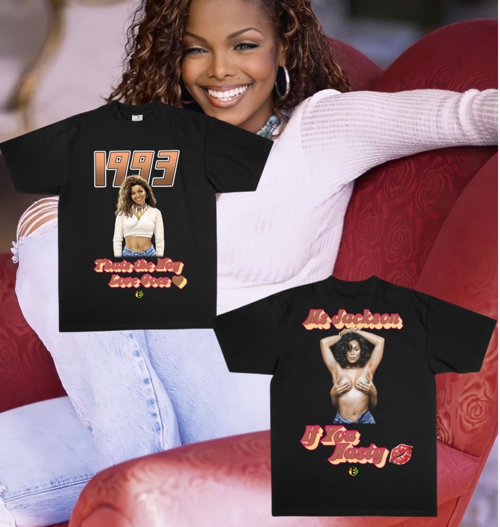 JANET [1993 4EV] [FRONT/BACK TEE] | 4everbright Clothing Co.
