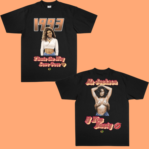 Image of JANET  [1993 4EV]  [FRONT/BACK TEE]