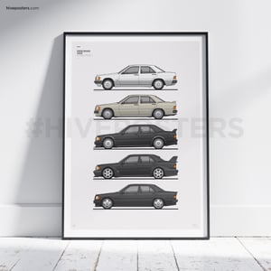 Mercedes 190E W201 Evolution Poster
