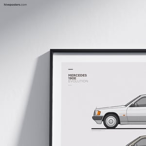 Mercedes 190E W201 Evolution Poster