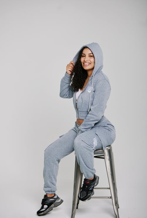 Image of Cropped Hoodie & Cargo Pants 