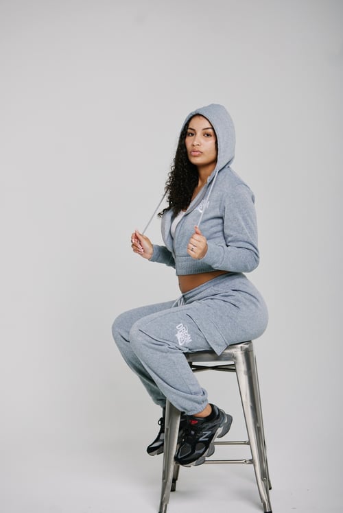 Image of Cropped Hoodie & Cargo Pants 
