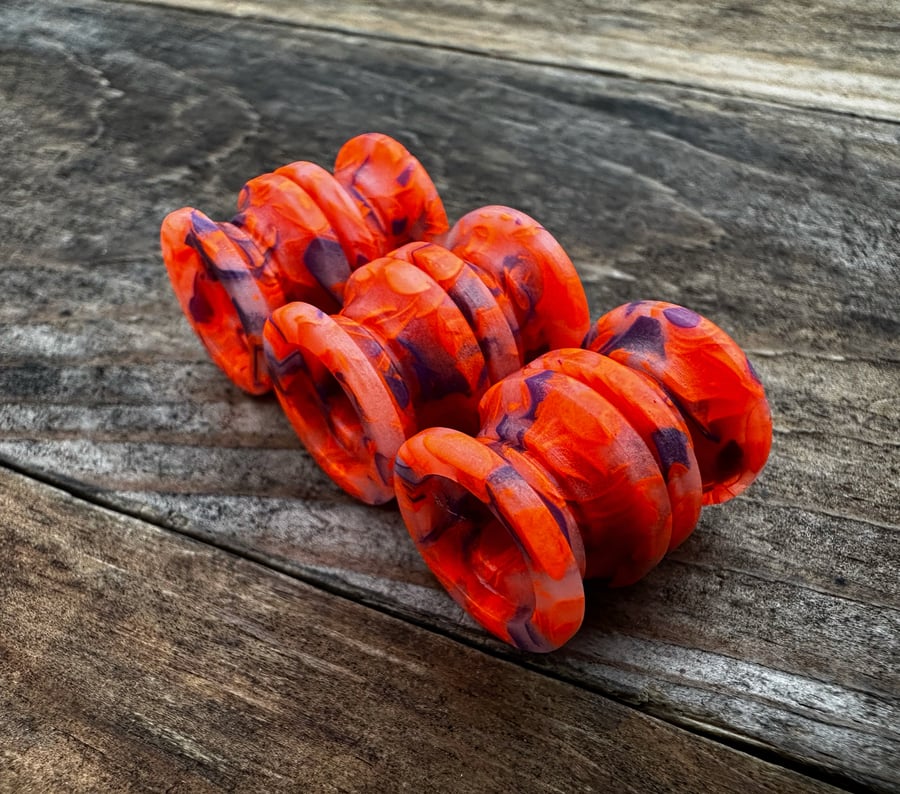 Image of *1 PER PERSON* Large Orange & Purp Glowfetti