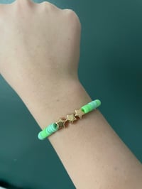 Green star bracelet