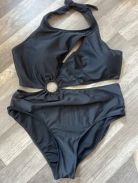 Image 1 of black swimsuit 