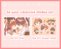 P5 | Be Mine, Valentine - Akeshuake Print and Sticker Sheet