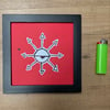 Chaos Eye 6x6 FRAMED print V3