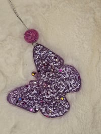 Image 4 of Purple butterfly car freshie - fabulous Lavender 