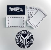 Image 1 of NYC NIKE EGGSHELL STICKERS