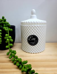 Image 2 of White Raindrop Jar