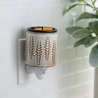 Image 1 of Wheat & Ivory Flip Dish Pluggable Warmer