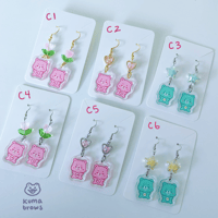 Image 4 of Acrylic Charm Earrings