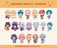 Image 1 of Genshin Impact Acrylic Charms