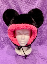 Image 3 of Black Bear Ear Hat