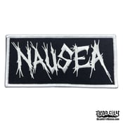 Image of NAUSEA "1986 Logo" Embroidered Patch