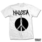 Image of NAUSEA "1986 Antichrist" White T-Shirt