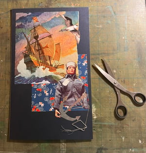 Image of Sailor's Dream - one of a kind collage