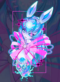 Magical Girl Glaceon - Print