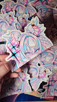 Pearlescent Dragon- Peeker Sticker