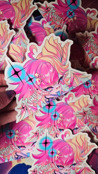 Eddie Kawaii Or Die - Peeker Sticker 
