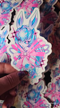 Full Art Kawaii Glaceon- Vinyl Sticker