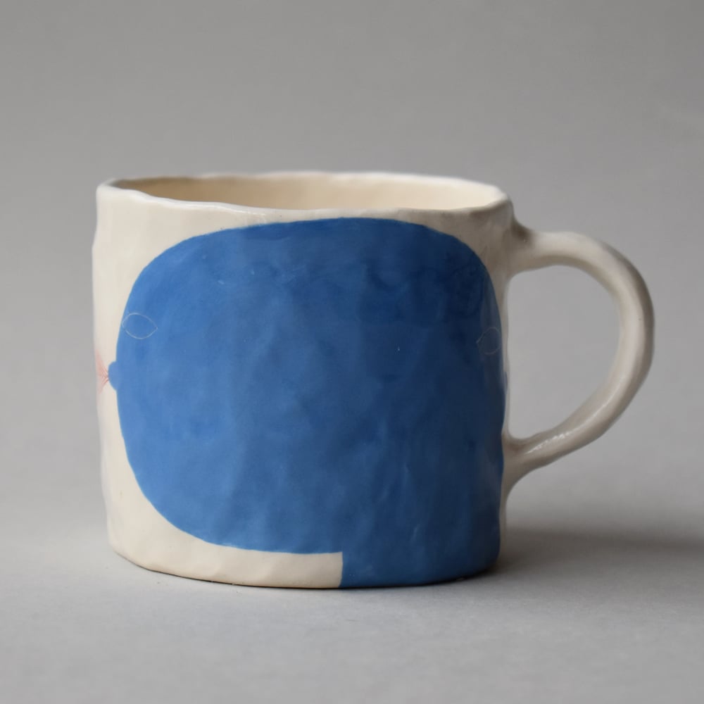 Image of Blue Abstract Mug