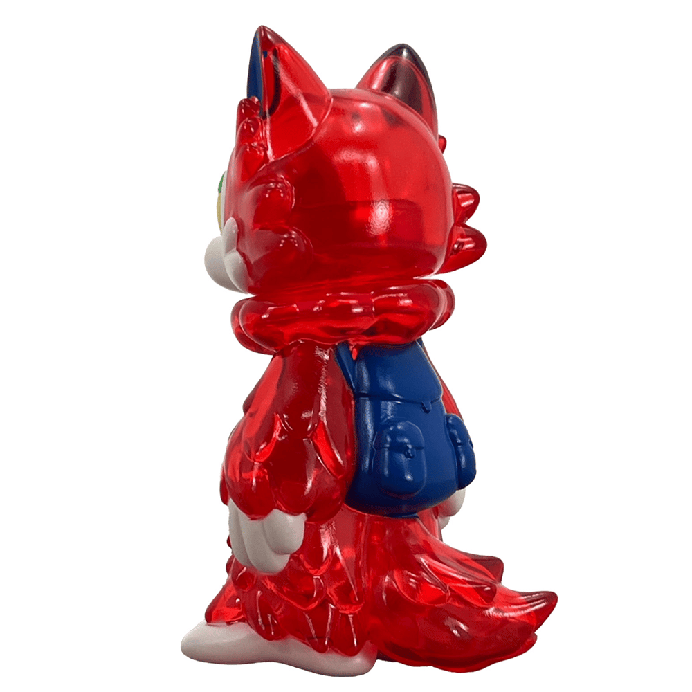 Wolf-Kun Transparent Red by Kiriko Arai
