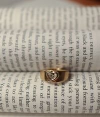 Image 1 of Vintage Mini Heart Ring 