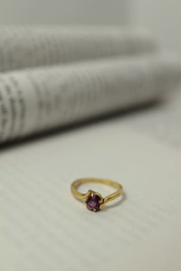 Image 1 of Vintage Purple Gemstone Ring 