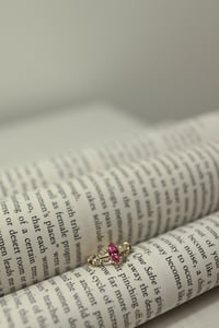Image 1 of Vintage Mini Pink Diamond Ring 