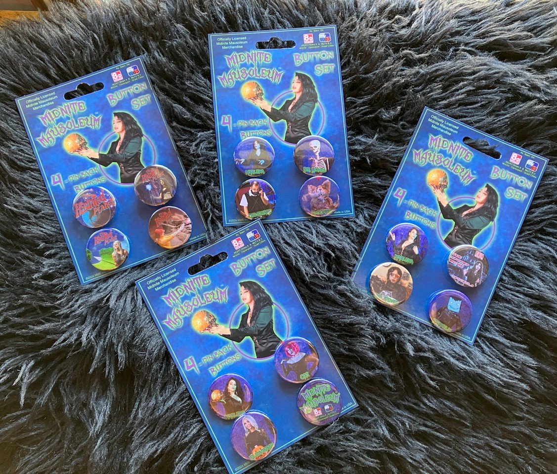 Midnite Mausoleum -All 3 Button Sets + Bonus | Midnite Mausoleum