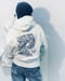 Image of CHILL WAVE WHITE HOODIE