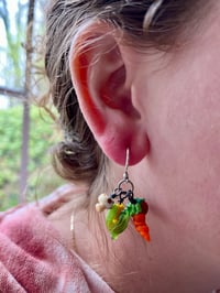 Image 2 of Veggie cluster earrings