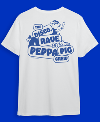 Image 1 of The Disco, Rave & Peppa Pig Crew T-Shirt