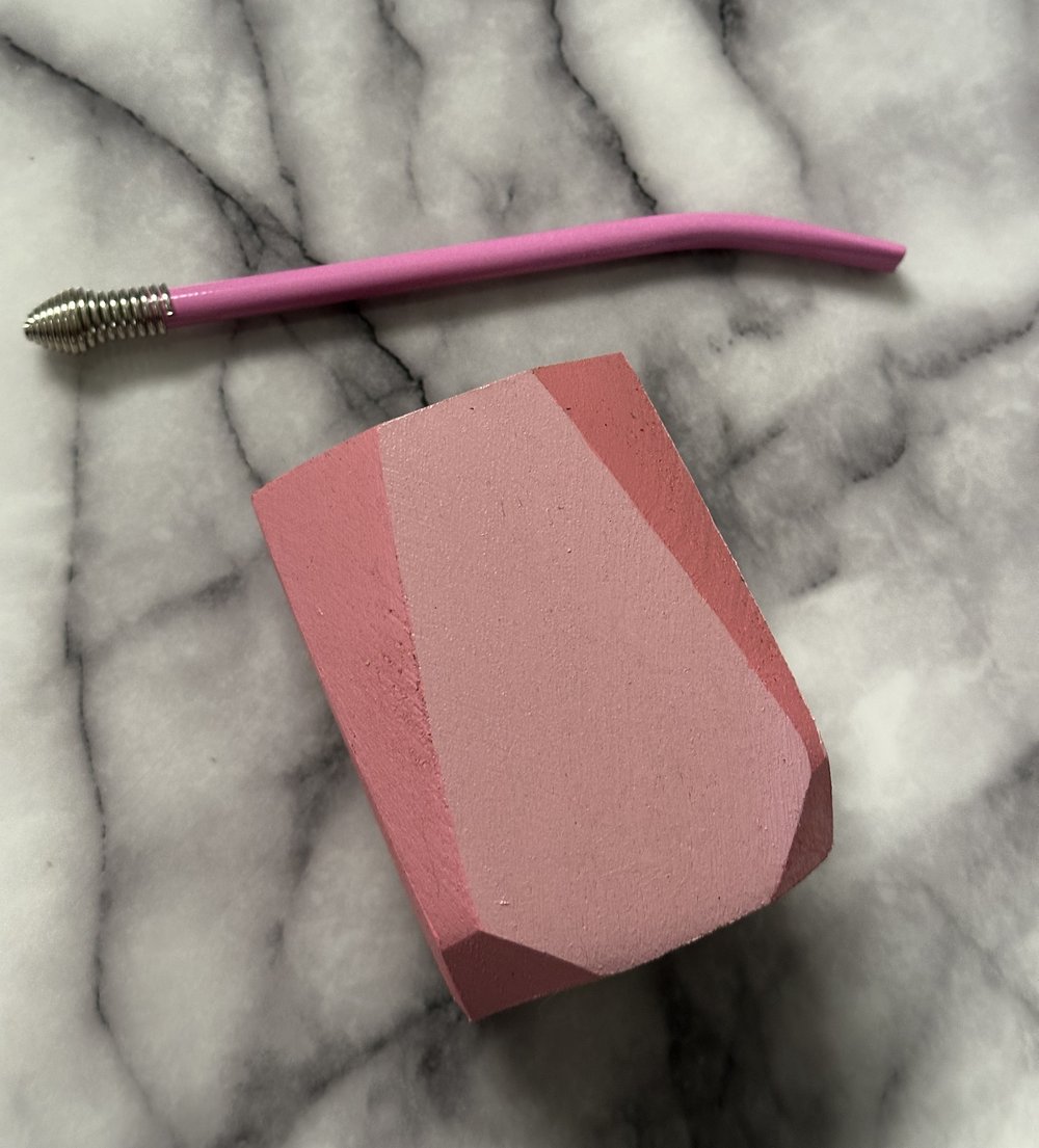 Image of Mate argentino pintado (pink)