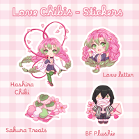 Image of DS LOVE CHIBIS STICKERS