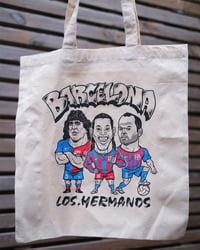 Image 2 of Los Hermanos Barca Tote - Dan Draws x ASL94 