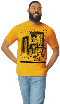 Image 3 of Wishing Dragon Golden Shirt