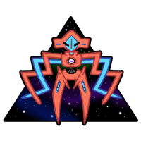 Deoxys Triangle Sticker