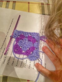 Image 5 of Beginner learn to crochet a granny square Tuesday March 19th 7-9pm wrington chapel