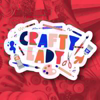 Crafty Lady STICKER