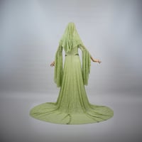 Image 3 of Green elven fantasy fairy wedding dress