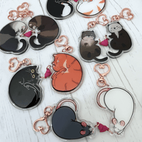 Image 1 of Animal couple charms 