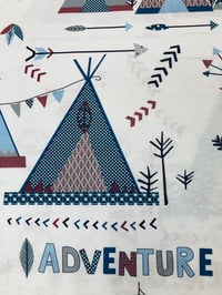 Image 3 of Loneta - Tipi Adventure - Azul/Rojo/Gris - 8€/m