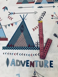 Image 4 of Loneta - Tipi Adventure - Azul/Rojo/Gris - 8€/m